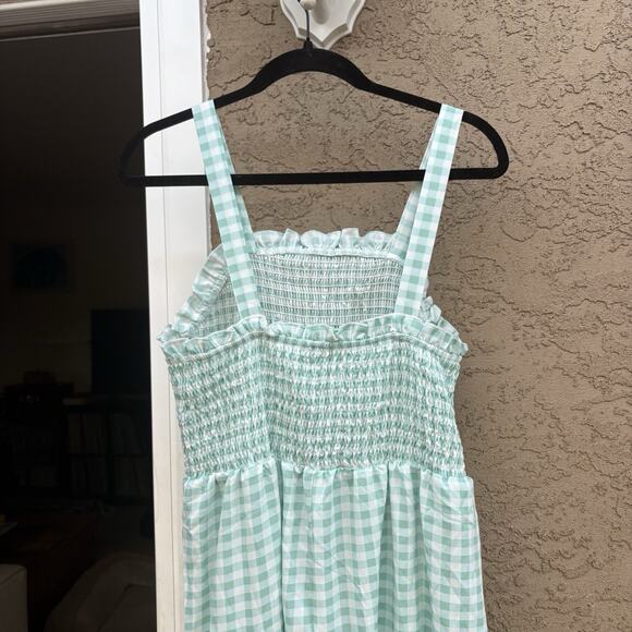 Lot Of 2 SHEIN Curvy 1XL GINGHAM maxi Dresses - Picture 10 of 10